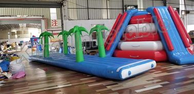 Selo louco do divertimento que solda parques infláveis comerciais da água com bomba e jogo de reparação de ar