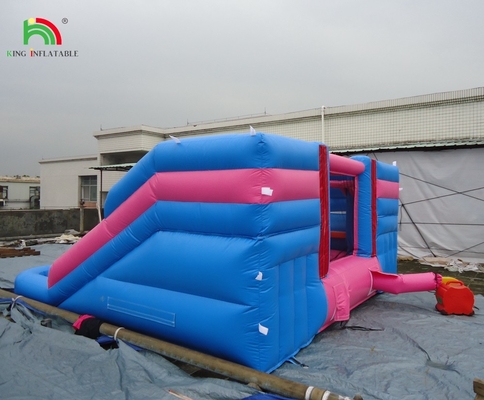 Venda a quente Slide de água inflável de pista dupla Slide de água inflável com piscina removível para venda