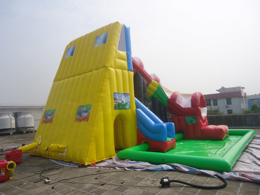 Castelo Comercial Personalizado Crianças Parque Inflável Trampolim Deslizamento D'Água Salto Combo Bouncer
