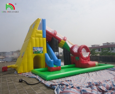 Castelo Comercial Personalizado Crianças Parque Inflável Trampolim Deslizamento D'Água Salto Combo Bouncer