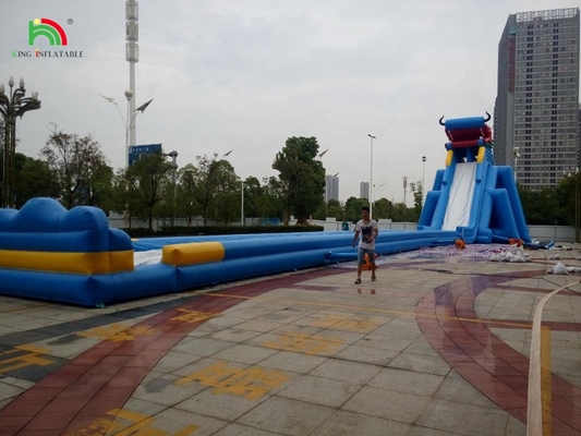 Deslizes de Parque Aquático Engraçados Jogos Aquáticos Novo Design Equipamento de Jogos Aquáticos Deslizamento de Água Longo Inflavel