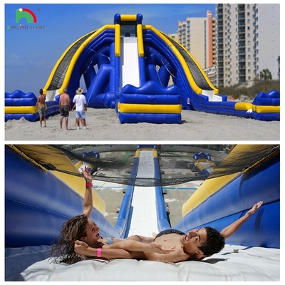 Grande de alta qualidade Adultos 3 Linhas Trippo Slide de água inflável comercial