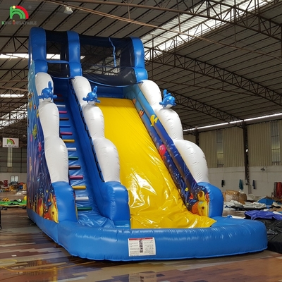 Brinquedos infláveis de desenhos animados baratos Casa de salto Slide comercial de água inflável