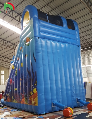 Brinquedos infláveis de desenhos animados baratos Casa de salto Slide comercial de água inflável