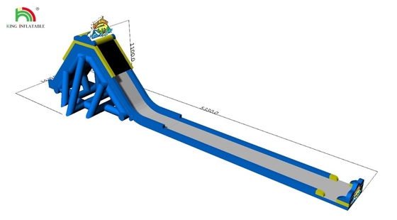 Joyful Fun Preço de fábrica Slide de água inflável longo para adultos Slide inflável grande