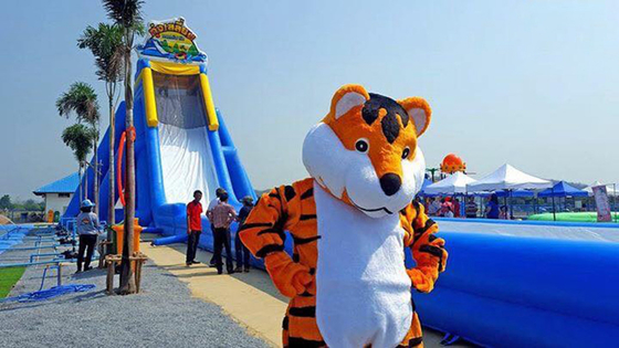 Joyful Fun Preço de fábrica Slide de água inflável longo para adultos Slide inflável grande