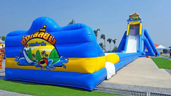 Joyful Fun Preço de fábrica Slide de água inflável longo para adultos Slide inflável grande