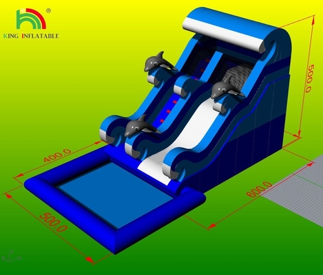 Venda à Venda Quente Deslizamento de Água Inflavel Deslizamento de Água Inflavel Comercial com Piscina Deslizamentos de Água Inflaveis Por Venda