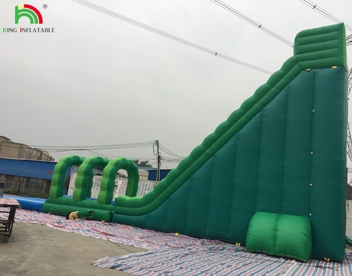 Deslizamento de água gigante inflável Deslizamento de água comercial inflável com piscina