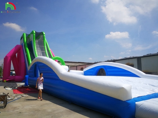Slide de piscina comercial Slide gigante inflável Parque de diversões ao ar livre Slides infláveis para venda