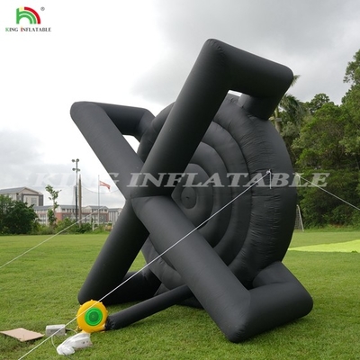Outdoor Inflatable Soccer Darts Board com 8pcs Soccer Ball 370W Blower Support Frame para Kick Dartboard Sport Game