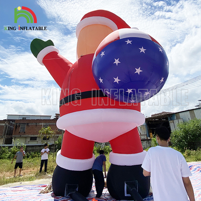 20ft 26ft 33ft publicidade inflável Papai Noel Para a decoração da festa de Natal