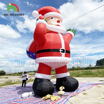 20ft 26ft 33ft publicidade inflável Papai Noel Para a decoração da festa de Natal