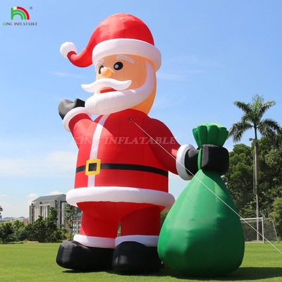 20ft 26ft 33ft 40ft Natal inflável Pai Natal para jardim de jardim exterior x decoração de festa de Natal
