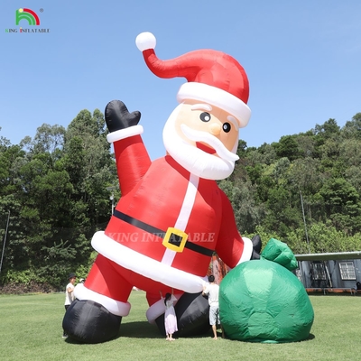 20ft 26ft 33ft 40ft Natal inflável Pai Natal para jardim de jardim exterior x decoração de festa de Natal
