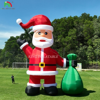 20ft 26ft 33ft 40ft Natal inflável Pai Natal para jardim de jardim exterior x decoração de festa de Natal