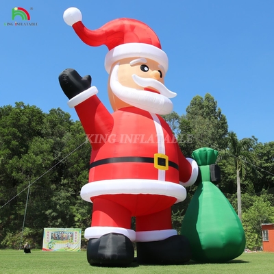 20ft 26ft 33ft 40ft Natal inflável Pai Natal para jardim de jardim exterior x decoração de festa de Natal
