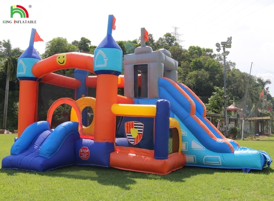 Commercial inflável casa de salto combo castelo de salto com escorregas e buraco de bola inflável salto castelo de salto para crianças
