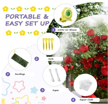 10ft inflável esfera de neve 0,5mm PVC decorações de Natal gigante transparente inflável bolha tenda iglu