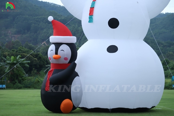 26/33FT Homem de Neve de Natal Inflável Gigante Homem de Neve Inflável com Blower para o Natal Férias Festa Interior Festa ao Ar Livre Decoração Jardim