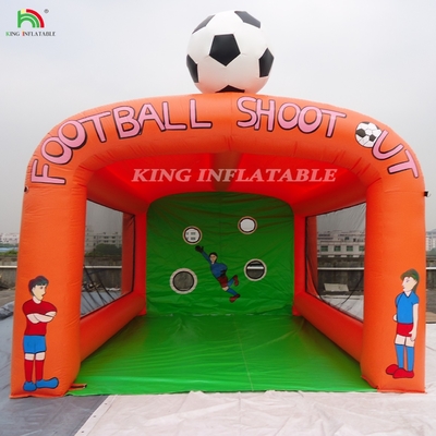 Jogo de lançamento de futebol inflável, tiro de futebol inflável.