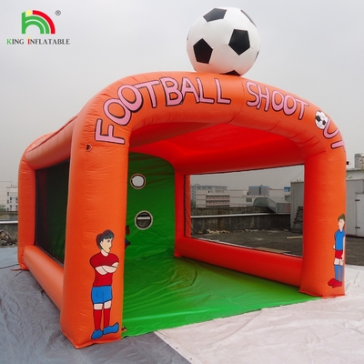 Jogo de lançamento de futebol inflável, tiro de futebol inflável.