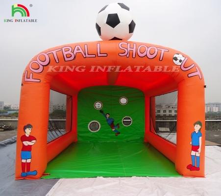 Jogo de lançamento de futebol inflável, tiro de futebol inflável.
