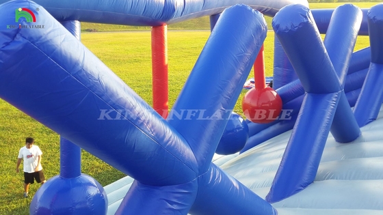 Curso de obstáculos infláveis de 5k Cursos de desafio de 5k equipamentos de jogos para adultos e crianças