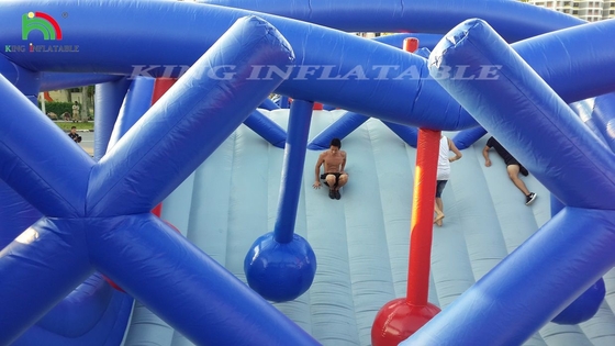 Curso de obstáculos infláveis de 5k Cursos de desafio de 5k equipamentos de jogos para adultos e crianças