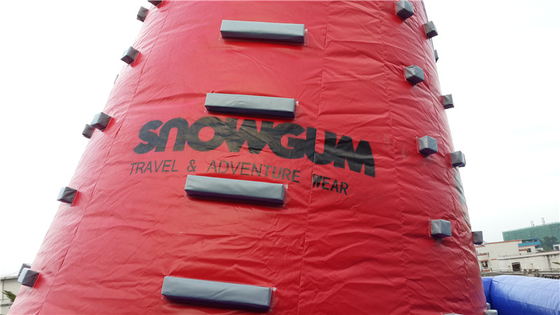 Popular Outdoor Mobile Amusement Air Challenging Games Inflatable Climb Tower Rock Climb Wall para crianças Indoor