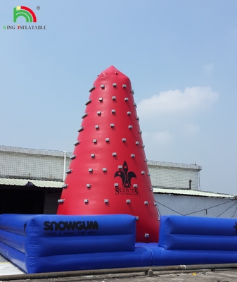 Popular Outdoor Mobile Amusement Air Challenging Games Inflatable Climb Tower Rock Climb Wall para crianças Indoor