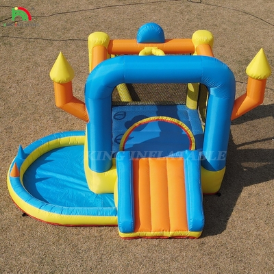Crianças Inflável Bounce House Combo Party Pequeno Inflável Jumping Bouncy Castle Com Slide Pool Basket Dartboard Trampoline