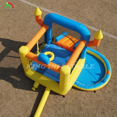 Crianças Inflável Bounce House Combo Party Pequeno Inflável Jumping Bouncy Castle Com Slide Pool Basket Dartboard Trampoline