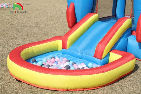 Festa Indoor Outdoor Inflável Bounce House Pequeno Bounce House Combo Com Bola Pit Slide Basket Trampoline