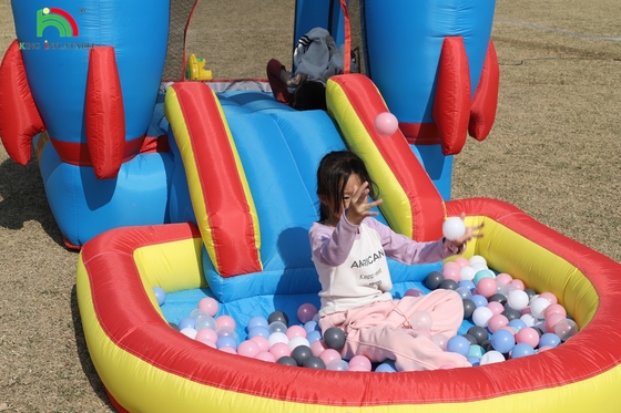 Festa Indoor Outdoor Inflável Bounce House Pequeno Bounce House Combo Com Bola Pit Slide Basket Trampoline