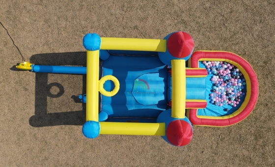 Festa Indoor Outdoor Inflável Bounce House Pequeno Bounce House Combo Com Bola Pit Slide Basket Trampoline