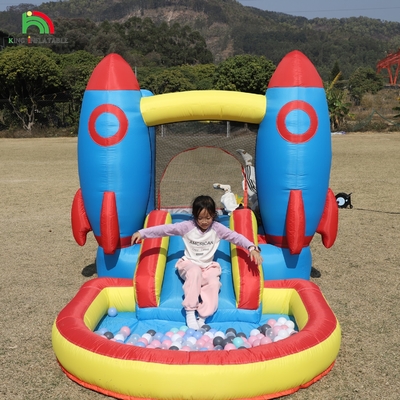 Festa Indoor Outdoor Inflável Bounce House Pequeno Bounce House Combo Com Bola Pit Slide Basket Trampoline