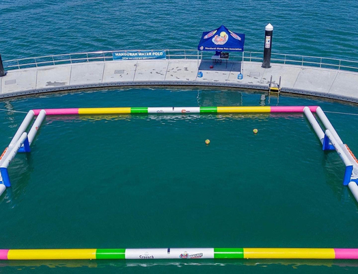 Jogos de desporto aquático inflável Polo aquático inflável Futebol Campo Arena Água inflável
