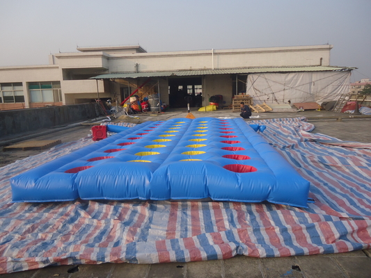 Fora Yellow Challenge Inflatable Meltdown Desporto Jogo Com Máquina Rotativa
