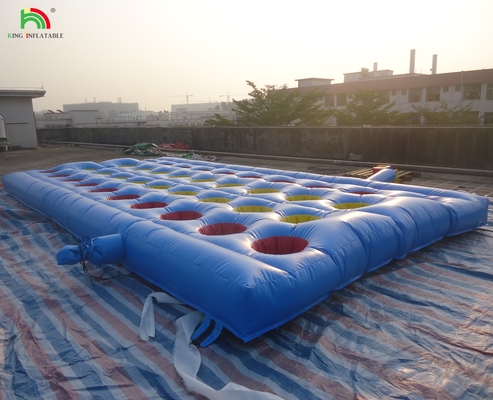 Fora Yellow Challenge Inflatable Meltdown Desporto Jogo Com Máquina Rotativa