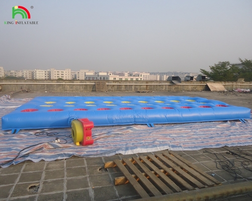 Fora Yellow Challenge Inflatable Meltdown Desporto Jogo Com Máquina Rotativa