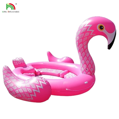 6 Pessoas Inflável Peacock Montanha de Água Mar Lago Piscina Flutuante Juguete de Água Gigante Unicórnio Flamingo Inflável Cama Flutuante para Festa de Água