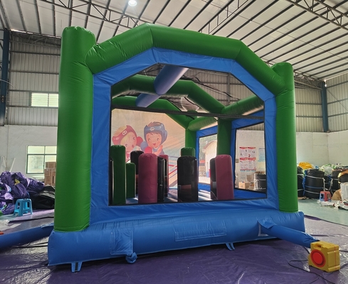Arena de Combate Inflável Adultos Crianças Trampolim Parque Gladiador Inflável Jogo de Batalha Joust Bounce Castle
