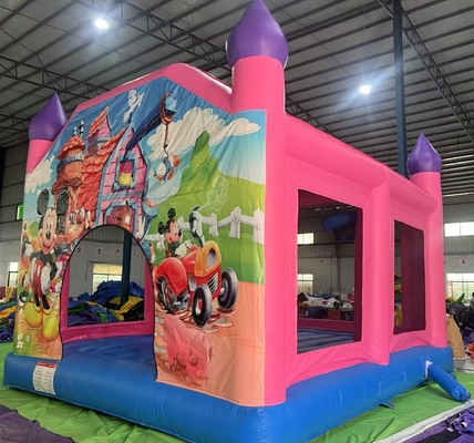 Commercial inflável Bouncer House Mickey Mouse inflável Jump Bouncy Castle Bounce House para crianças adultos festa