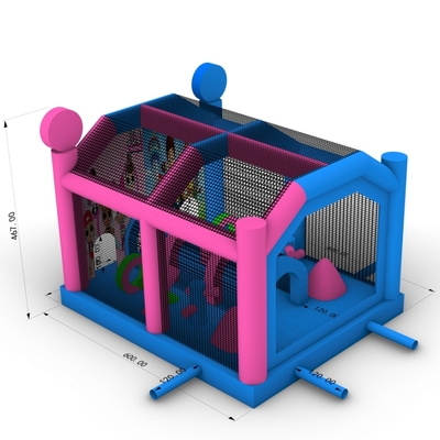Commercial Inflatable Bounce House Castle Combo Inflatable Bouncy Jumping Castle com trampolim de obstáculos