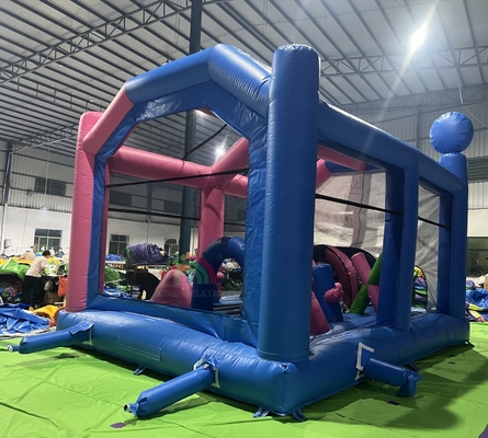 Commercial Inflatable Bounce House Castle Combo Inflatable Bouncy Jumping Castle com trampolim de obstáculos