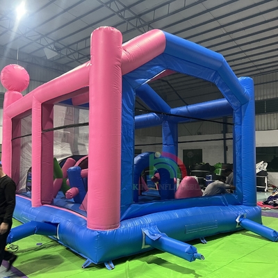 Commercial Inflatable Bounce House Castle Combo Inflatable Bouncy Jumping Castle com trampolim de obstáculos
