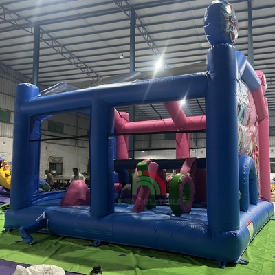 Commercial Inflatable Bounce House Castle Combo Inflatable Bouncy Jumping Castle com trampolim de obstáculos