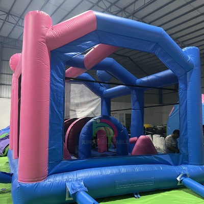 Commercial Inflatable Bounce House Castle Combo Inflatable Bouncy Jumping Castle com trampolim de obstáculos