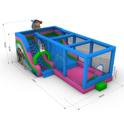 Outdoor Commercial Grade PVC Grande Slide de Água Inflável Casa de Salto Combo Castelo de Salto